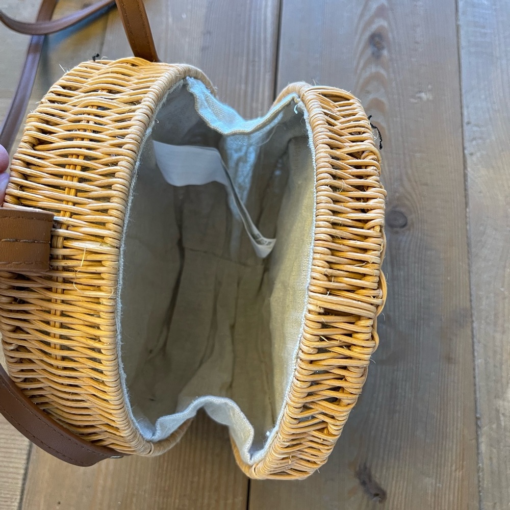 Zara Rattan Purse - Picture 2 of 2